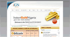 Desktop Screenshot of instantgold.ng